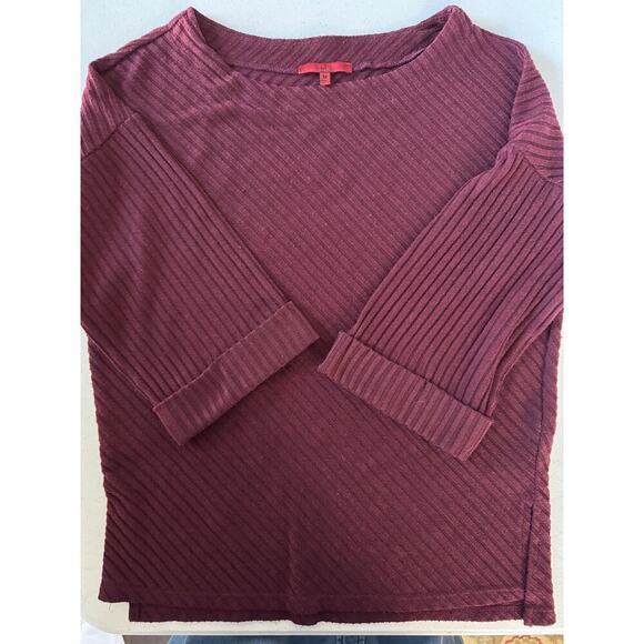 Red by BKE Ribbed Sweater - Burgundy Beauty - M - Picture 5 of 8